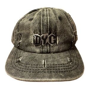 DYC Distressed Denim Baseball Cap – Adjustable Strapback Hat